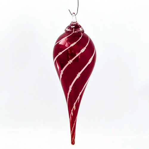 Studio art glass - art, red