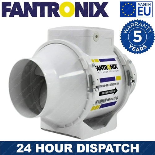 Inline extractor fan - extractor, 100mm