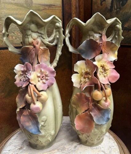 Pair antique art nouveau - nouveau, royal