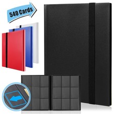 Trading Card Binder A4 Album Folder 540 Cards Pokemon/MTG/Yugioh Sleeves Case