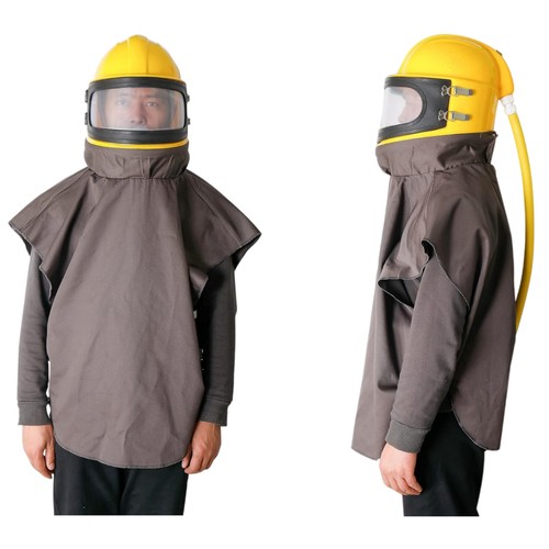Air feed sandblast - sandblast, helmet
