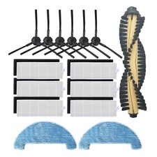 UK Accessories Kit For Ilife A4 HEPA Filter Side Brush Roller Brush Cover
