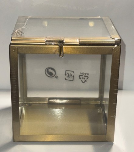 Ikea glass display cube box - glass,
