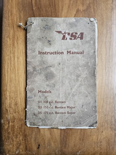 1958 vintage bsa motorcycle - vintage,