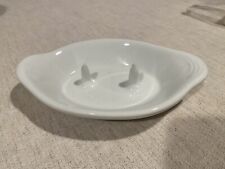 Bandwagon White Baked Potato Or Apple Ceramic Dish With Spikes