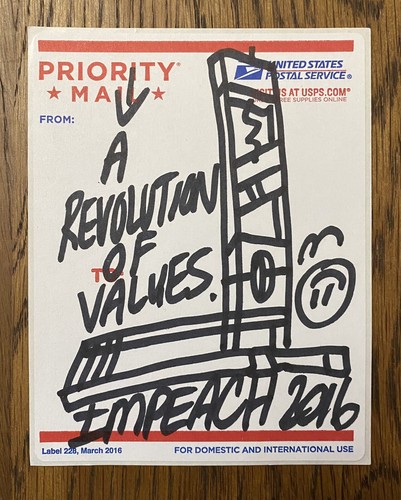 Impeach signed hand drawn - signed,