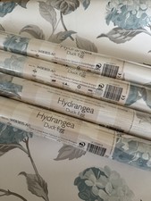 Laura Ashley Hydrangea Duck Egg Blue Wallpaper 4 Rolls Same Batch 