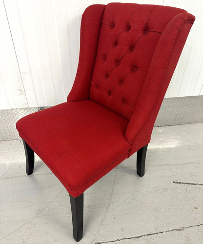 Red chair from india - chair,
