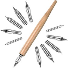 11pcs Dip Pen Set – Wooden