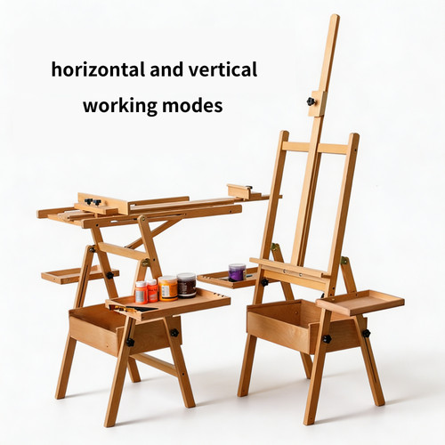 Wooden artist easel large - artist,