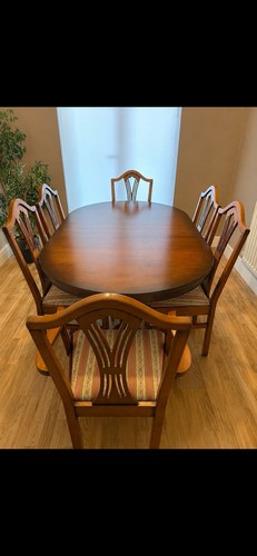 Oval medium wood brown - oval,
