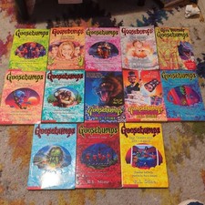 GOOSEBUMPS lot 13 R L STINE books GHOST STORIES childrens SCARY titles vtg 1990s