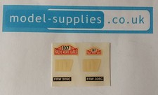 Corgi 328 Hillman Imp Monte Carlo Rally no. 107 waterslide decal set