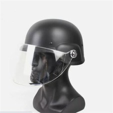 Tactical M88 Riot Helmet+Transparent Protective Game CS Mask Training ABS Helmet