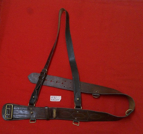 Sam browne belt dated and - belt,