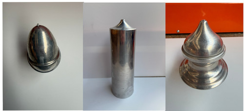 Metal seamless candle - metal, moulds