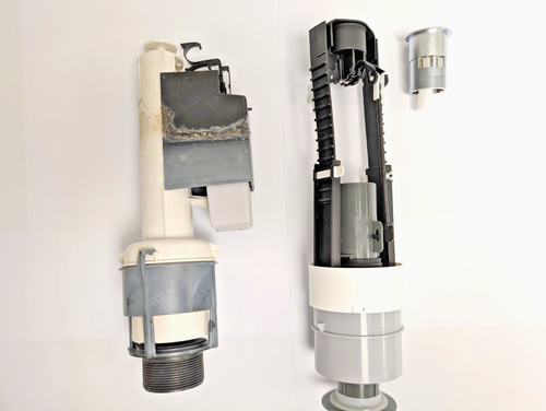 Dual flush valve - valve, directly