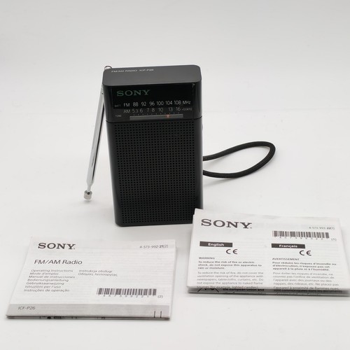Sony portable radio - sony,