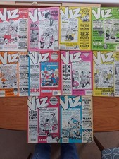 10 Vintage VIZ Comic's. Issues