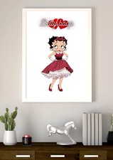 Betty Boop A4 Poster Print