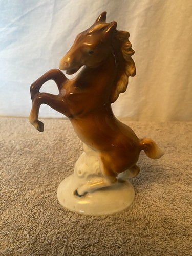 Vintage porcelain horse - porcelain,
