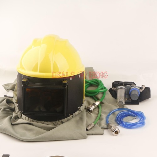 New sand blast hood - sand,