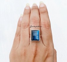 Blue labradorite Gemstone 925