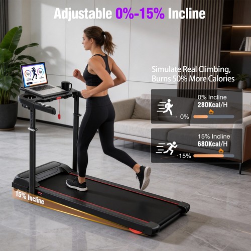 5hp quiet folding treadmill - quiet,