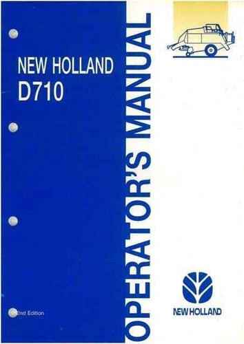 New holland baler d710 - holland,