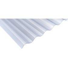 Corrugated Roofing Sheets Clear PVCu 660mm Width - 1.8m 2.4m 3m
