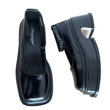 Free People Womens Black Mary Jane Shoes Sz UK 4 EU 37 Platform Jeffrey Campbell