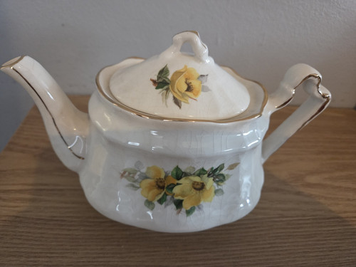 Arthur wood ceramic floral tea - wood,