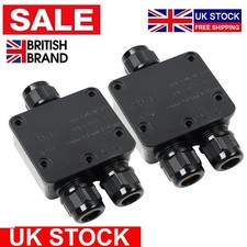 2PCS 3 Way Waterproof Junction
