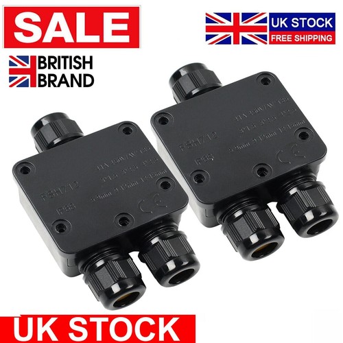 2pcs way waterproof junction - 2pcs,