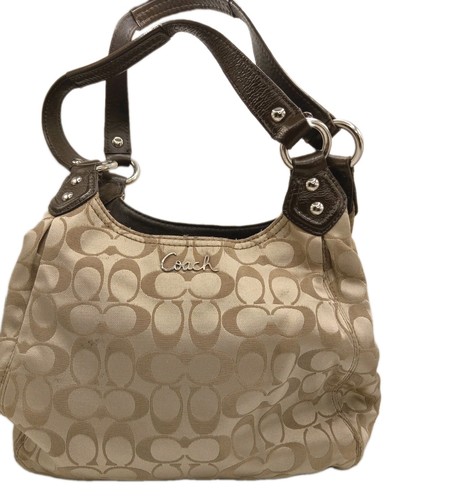 Coach fabric hobo shoulder bag