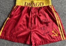 Dolph Lundgren Signed Drago