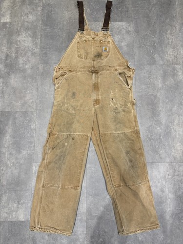 Carhartt r02 brn bib overalls - bib,