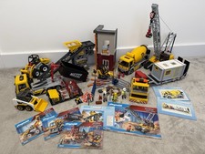 PLAYMOBIL City Action Construction Site Vehicle And Machinery Accessories Bundle