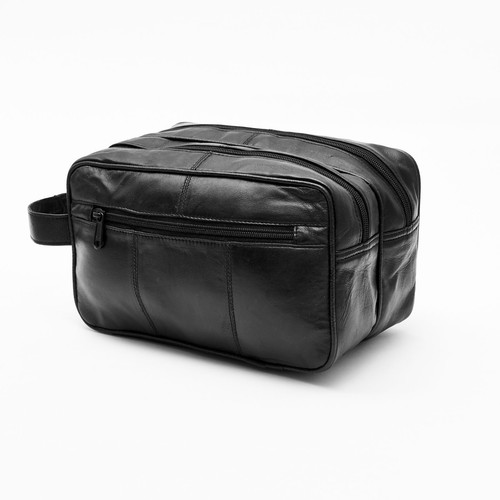 Mens leather toiletry travel - mens,
