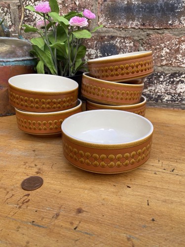 Hornsea pottery saffron - set, of