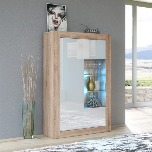 Display cabinet 140cm - cabinet, high