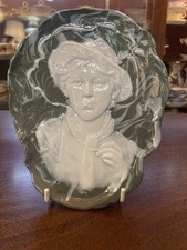 Antique Pate Sur Pate Portrait