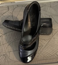 Fly Flot Mary Jane Shoes Ladies UK 4 Black  excellent condition 