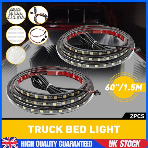 2pcs trunk bed 6000k - bed, led