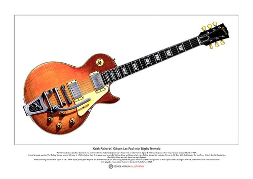 Keith richards gibson les - richards',