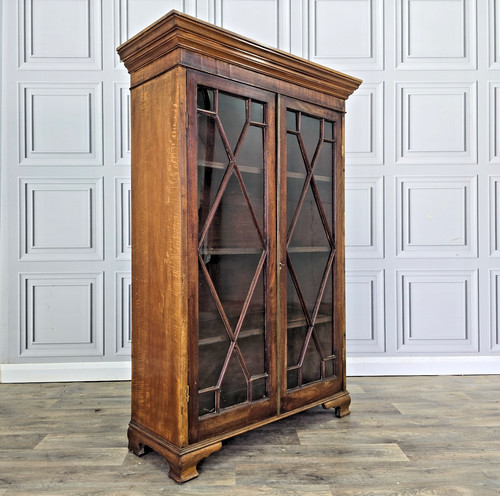 Antique display cabinet - display, glazed