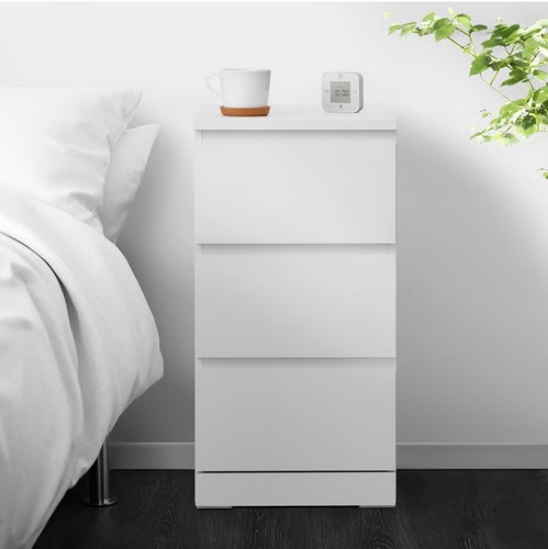 Ikea white 3 drawer - 🤍,