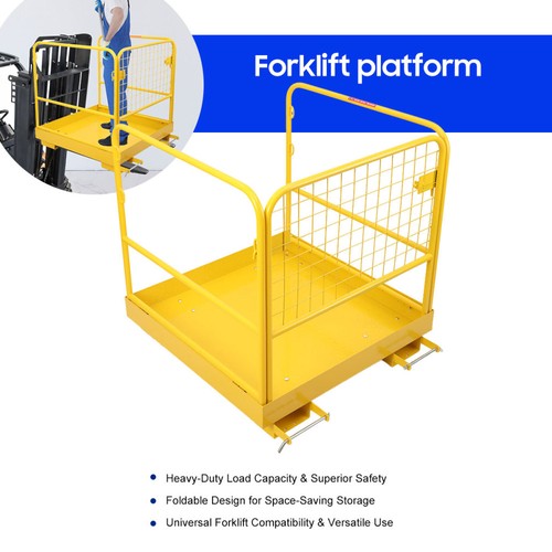 Forklift safety cage - forklift,