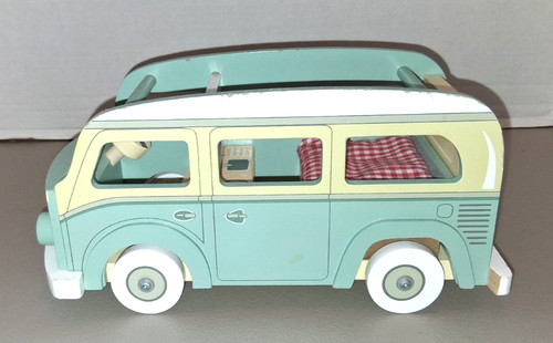 Toy van campervan wooden - toy,
