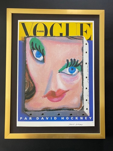 David hockney signed poster - |,